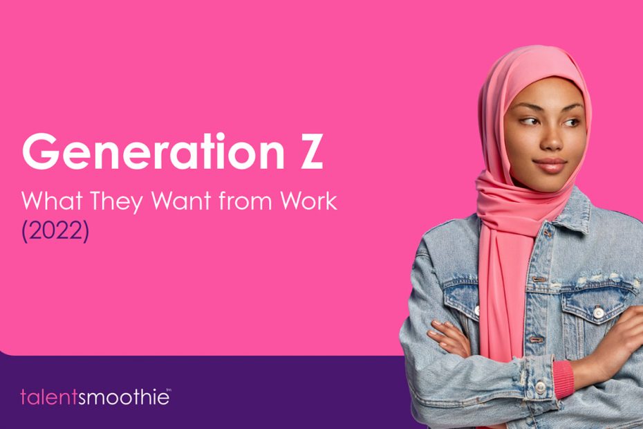 Generation Z What They Want from Work (2022) report cover