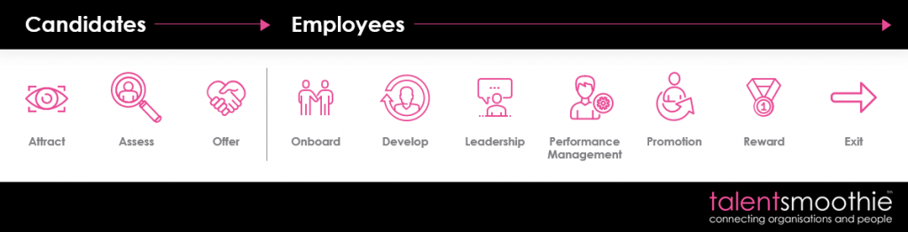 Employee Life Cycle diagram talentsmoothie